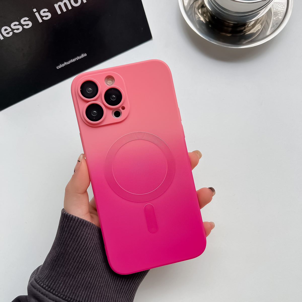 Two-Tone Gradient Magnetic iPhone Case | Choose Your Model