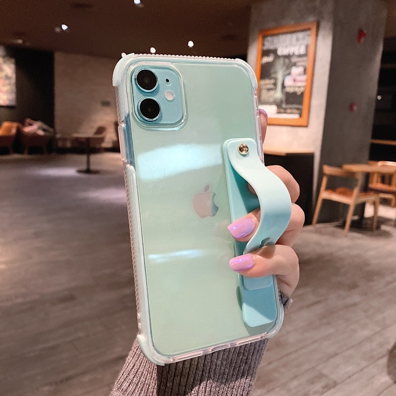 Clear Wrist-Strap iPhone Case | Choose Your Model