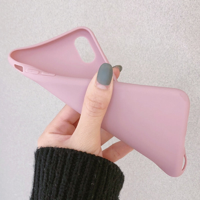 Candy Color Soft TPU iPhone Case | Choose Your Model