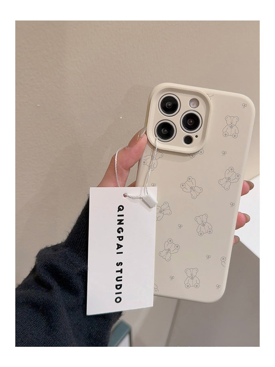 Bear Design Silicone iPhone Case | Choose Your Model