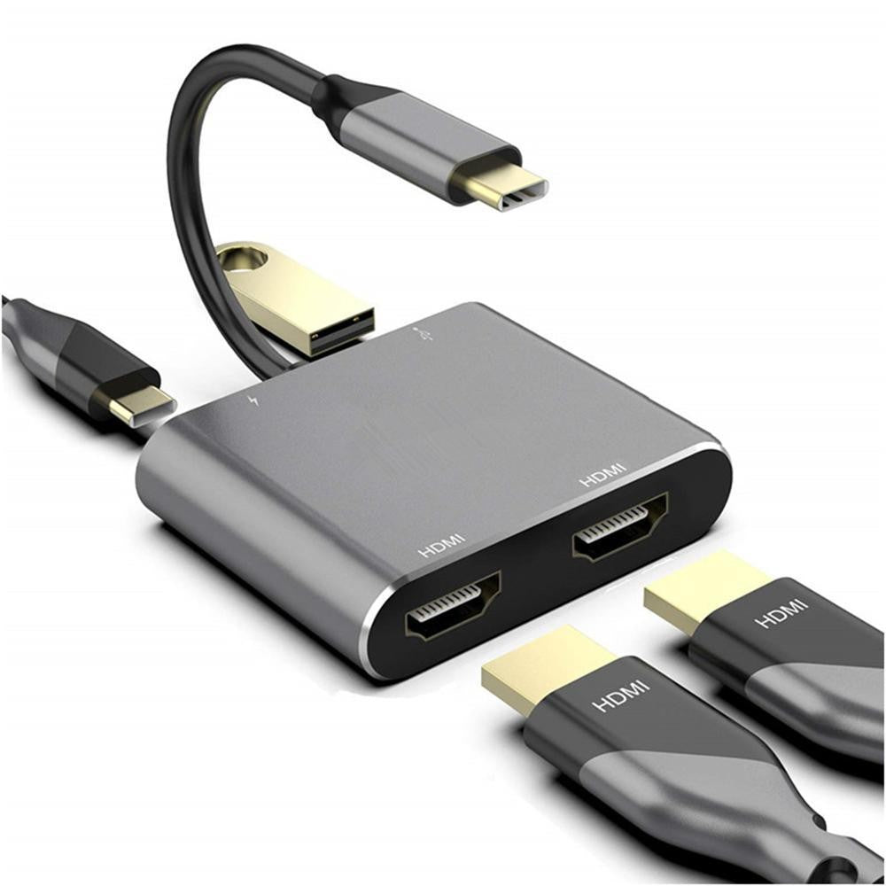 USB-C Hub with Dual HDMI, PD & USB 3.0