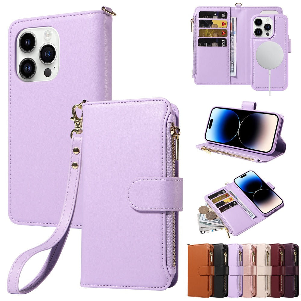 PU Leather Flip Wallet iPhone Case | Choose Your Model