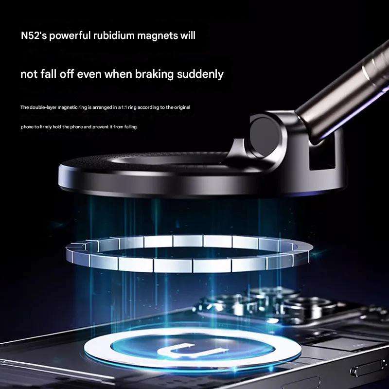 Rotating Suction-Cup Magnetic Phone Holder