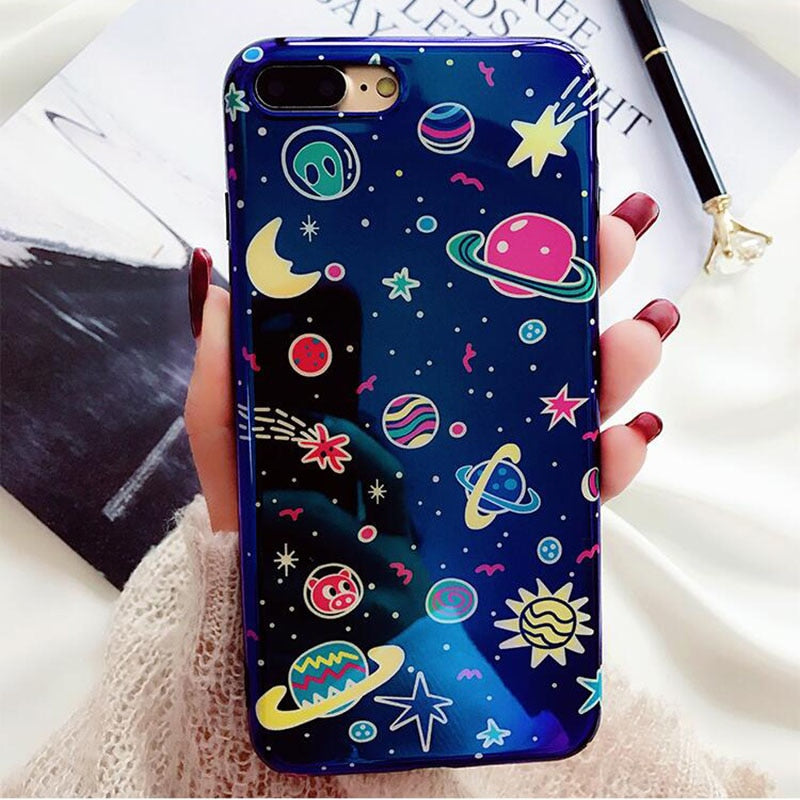 Universe Planet & Moon iPhone Case | Choose Your Model