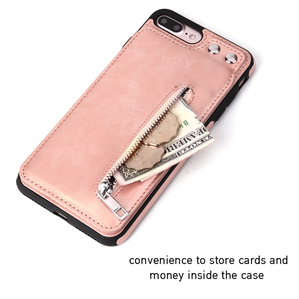 Zipper Wallet iPhone Case | Choose Your Model