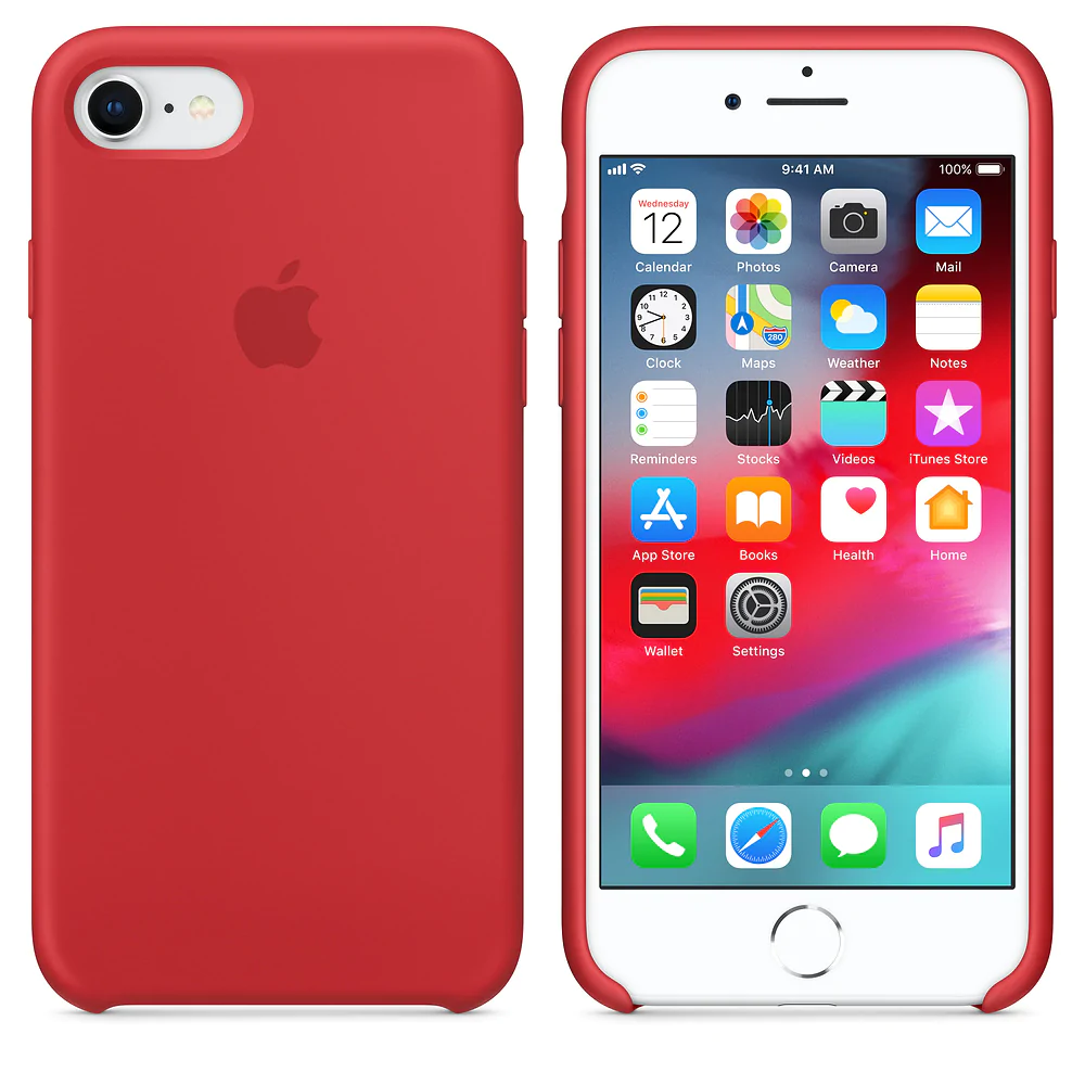 Red Silicone iPhone Case | Choose Your Model