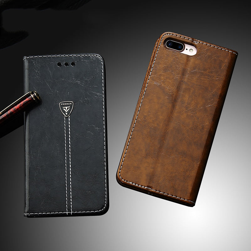 PU Leather Flip Wallet iPhone Case | Choose Your Model