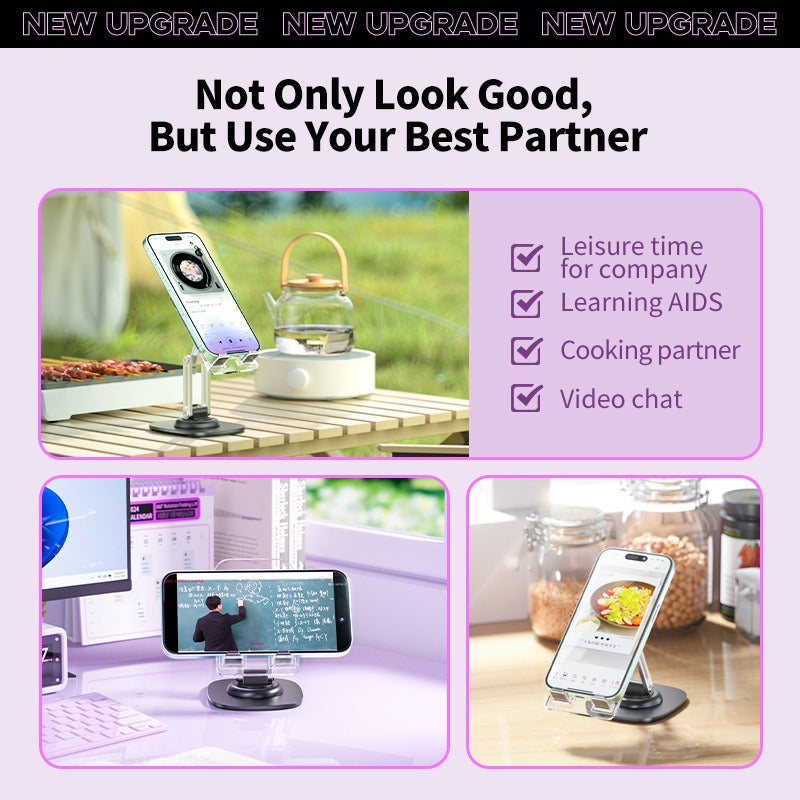 Adjustable Dual-Arm Acrylic Phone Stand | Choose Color