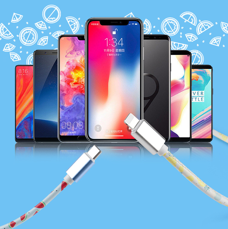 Fruit Design Charging Cable | 1m