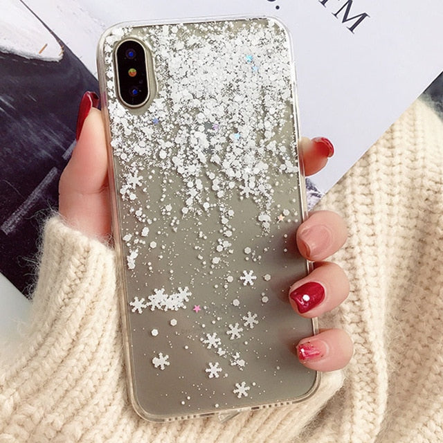 Snowflake & Star iPhone Case | Choose Your Model
