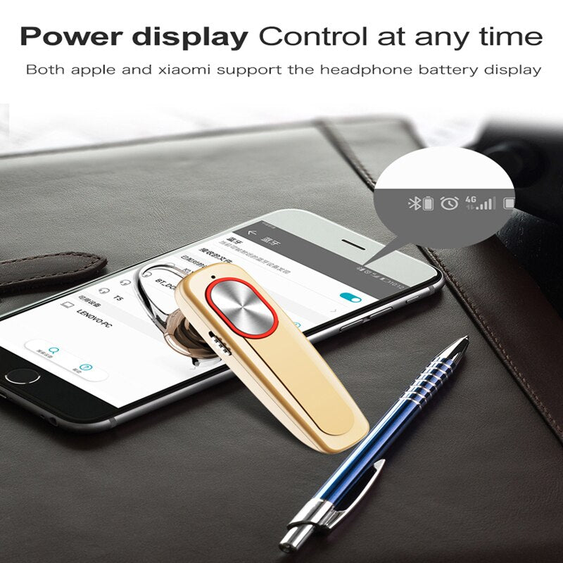 Bluetooth Ear-Hook Headset with Microphone