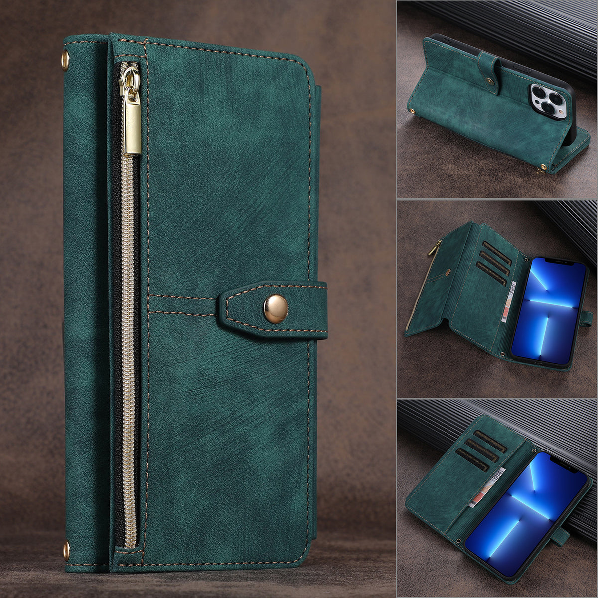 Crossbody Zipper Wallet iPhone Case | Choose Your Model