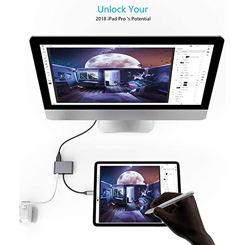 USB-C Hub with Dual HDMI, PD & USB 3.0