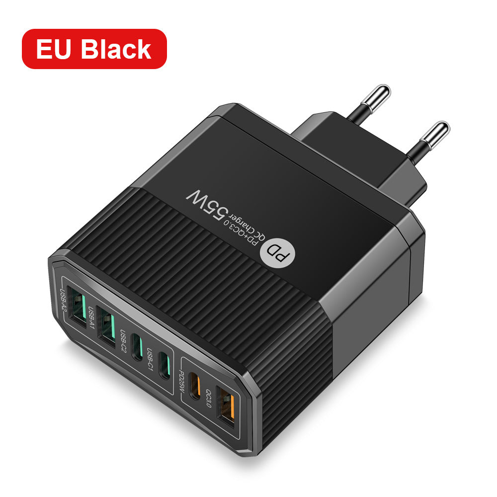 Multi-Port USB Travel Wall Charger | Up to 55W