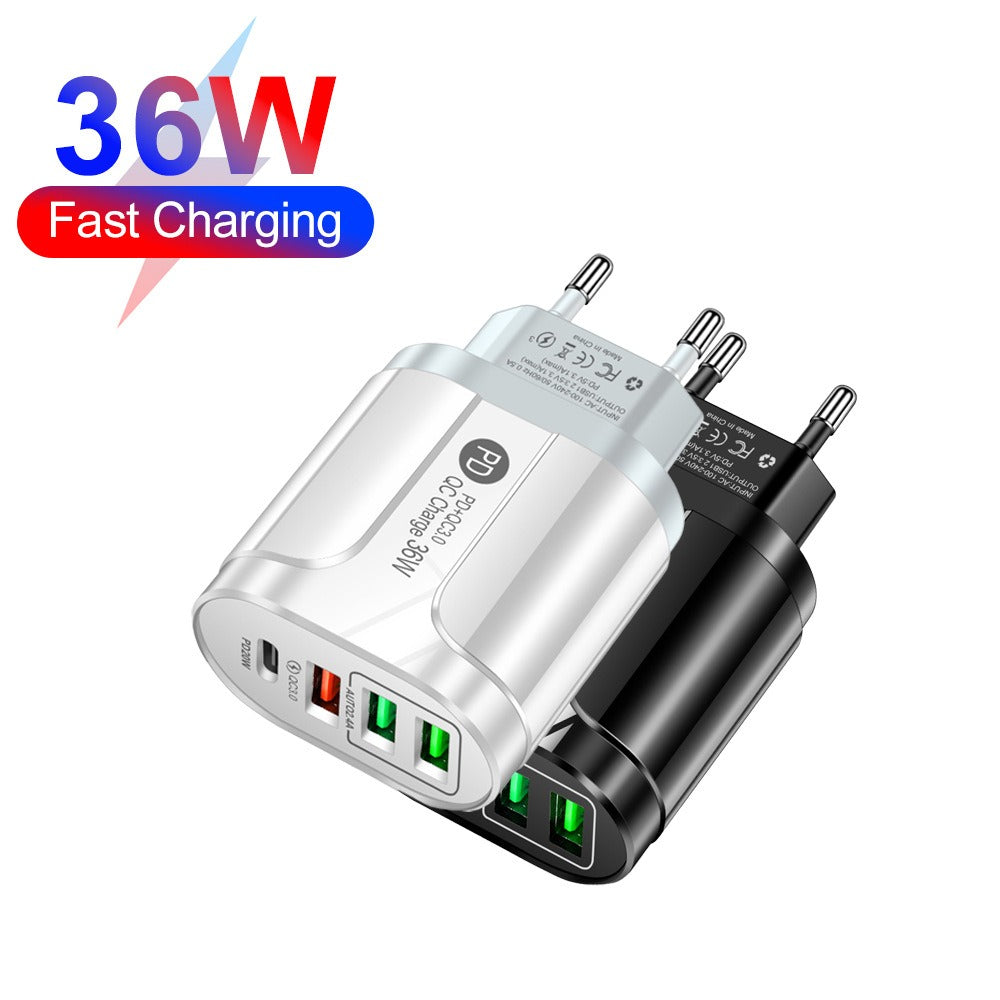 Dual USB PD & QC Wall Charger