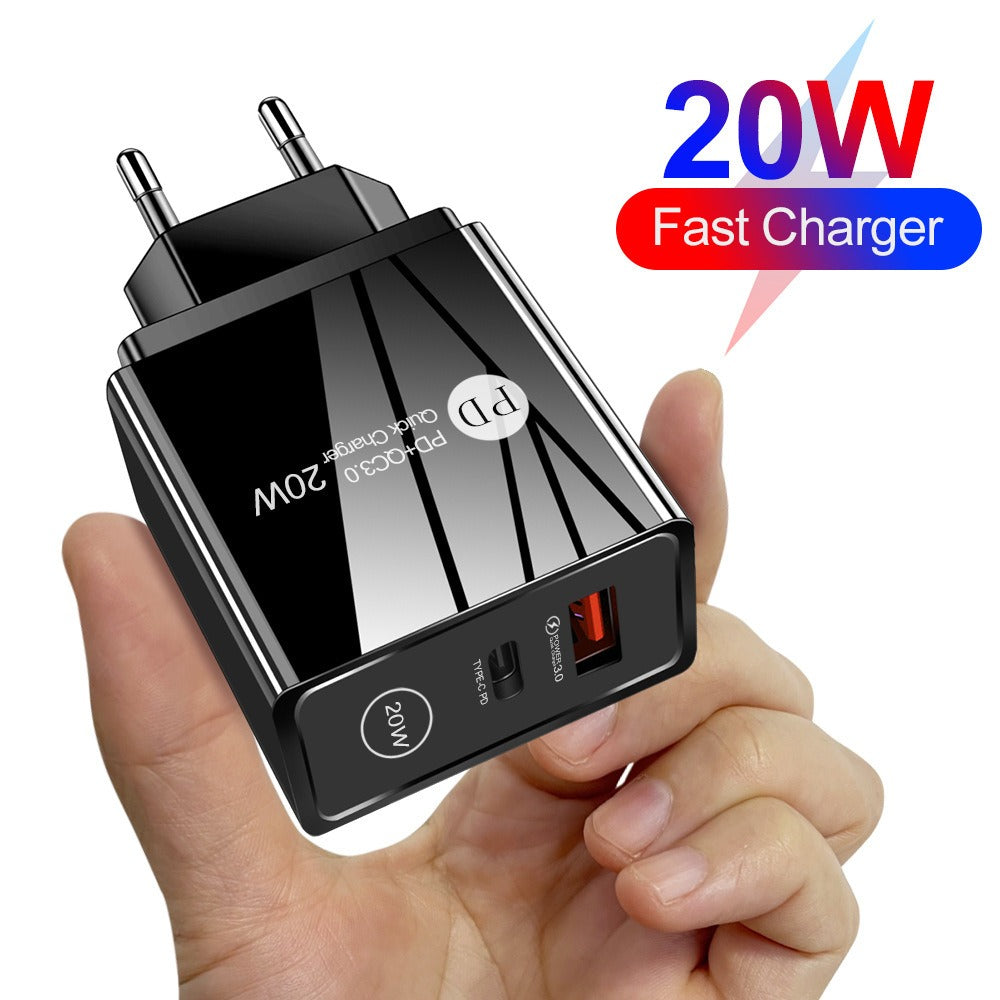 Q9 20W USB Wall Charger | Choose Plug & Color