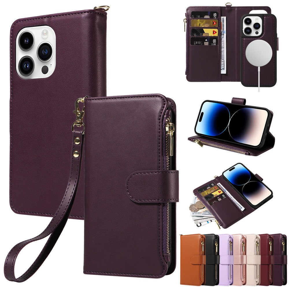 PU Leather Flip Wallet iPhone Case | Choose Your Model