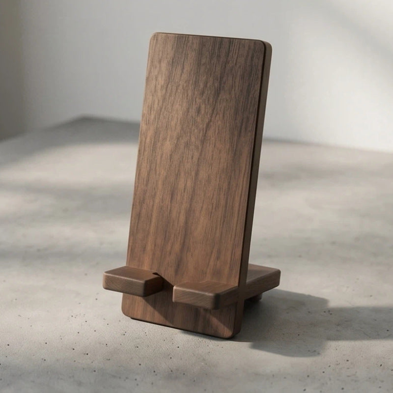 Solid Wood Desktop Phone Stand