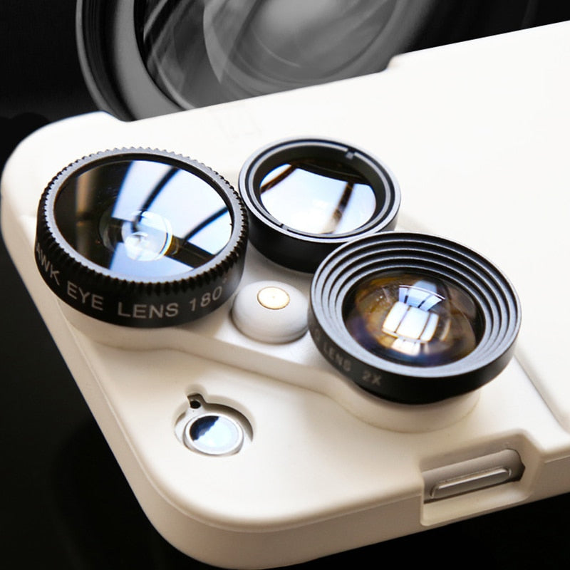 4-in-1 Camera Lens iPhone Case | Older Models