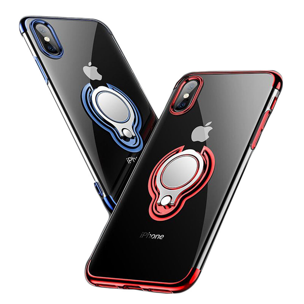 Transparent Ring-Holder iPhone Case | Choose Your Model