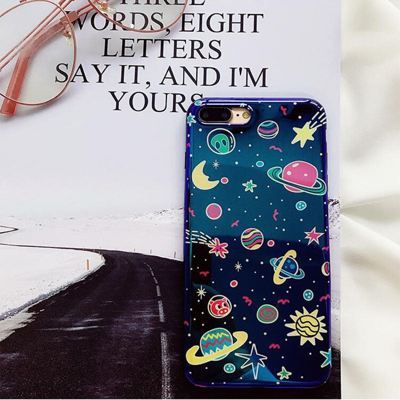 Universe Planet & Moon iPhone Case | Choose Your Model