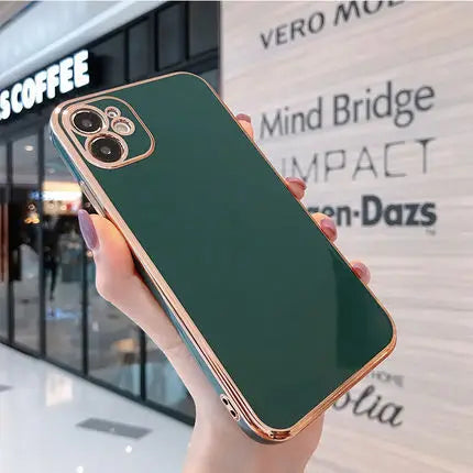 Electroplated-Look Soft iPhone Case | Choose Your Model