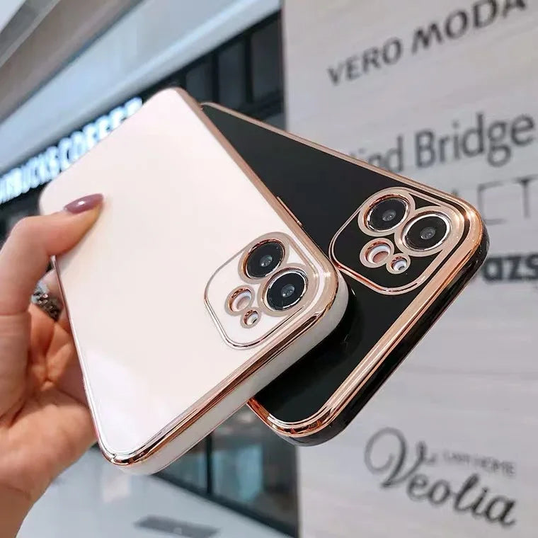 Electroplated-Look Soft iPhone Case | Choose Your Model