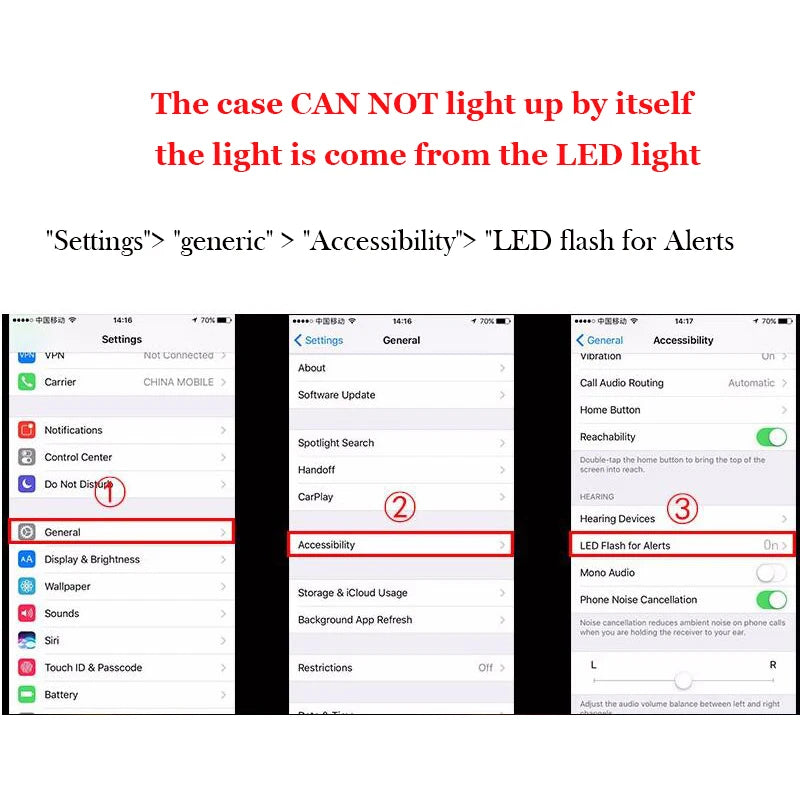 LED Flash-Effect iPhone Case | Choose Your Model